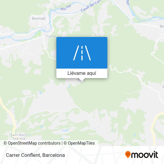 Mapa Carrer Conflent