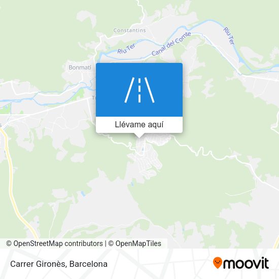 Mapa Carrer Gironès