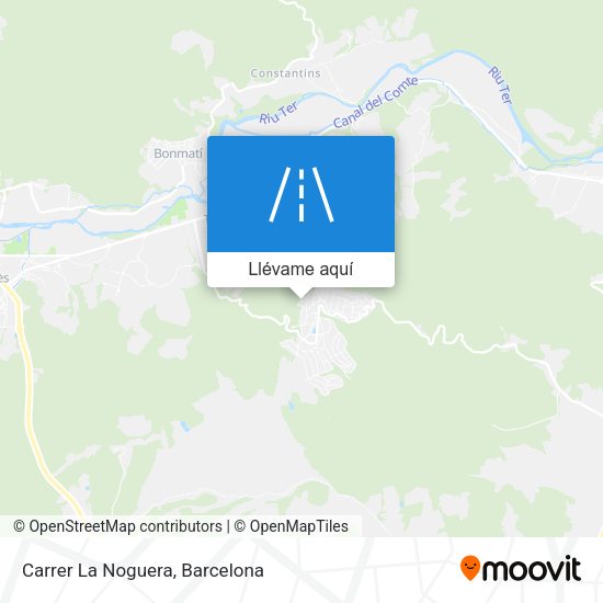 Mapa Carrer La Noguera