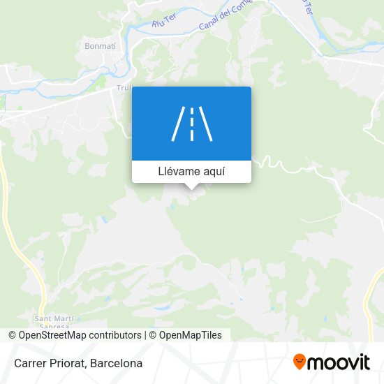 Mapa Carrer Priorat