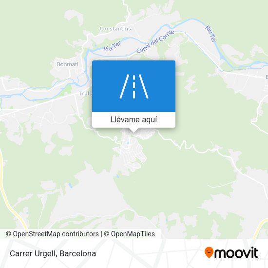 Mapa Carrer Urgell
