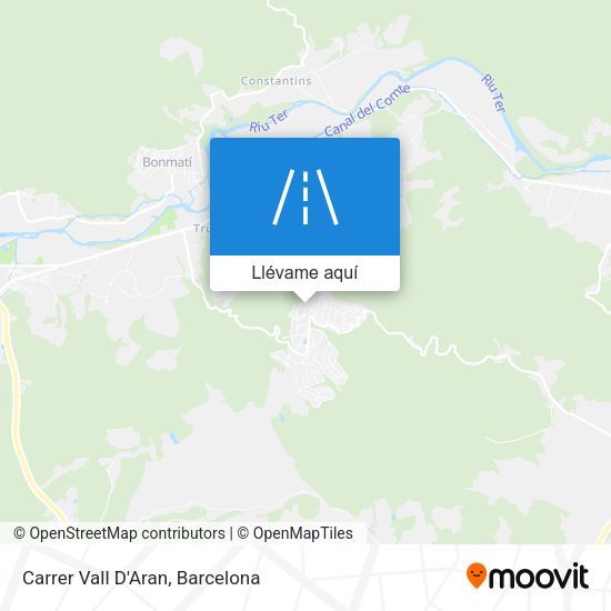 Mapa Carrer Vall D'Aran