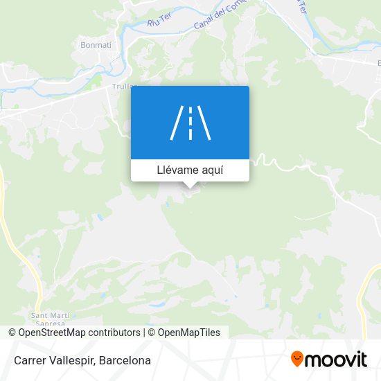 Mapa Carrer Vallespir