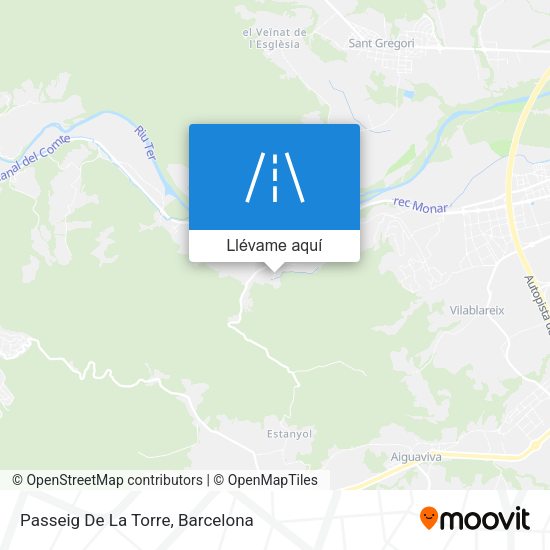 Mapa Passeig De La Torre
