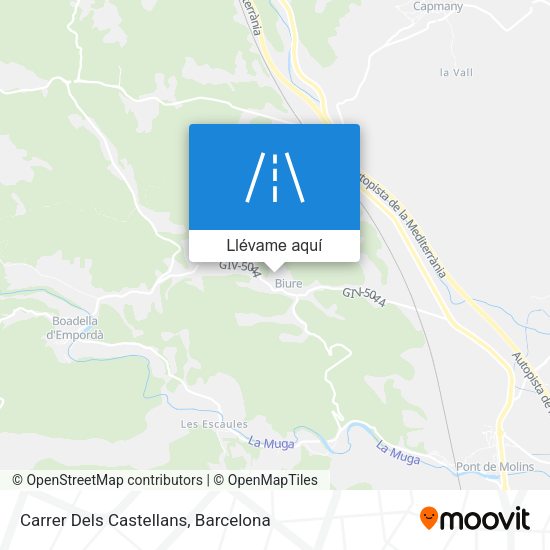Mapa Carrer Dels Castellans