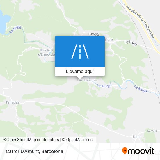 Mapa Carrer D'Amunt