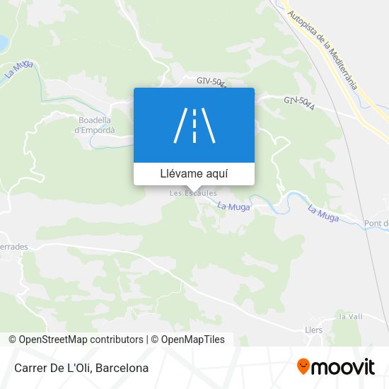 Mapa Carrer De L'Oli