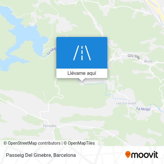 Mapa Passeig Del Ginebre