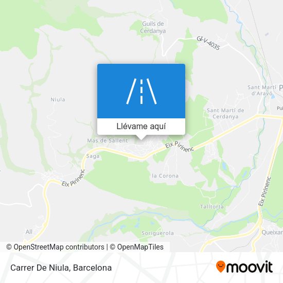 Mapa Carrer De Niula