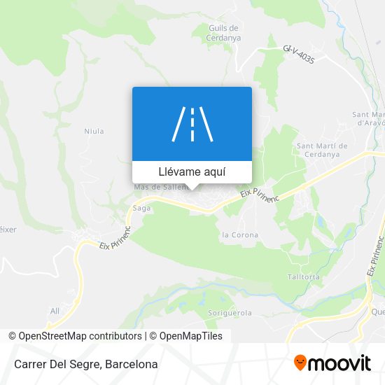 Mapa Carrer Del Segre