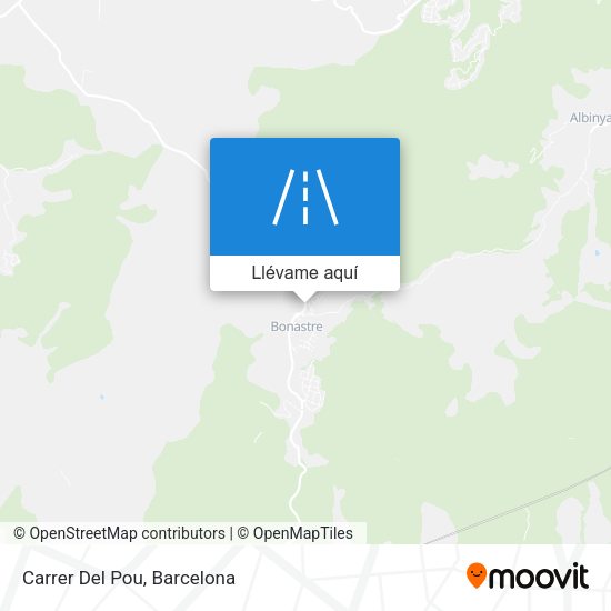 Mapa Carrer Del Pou