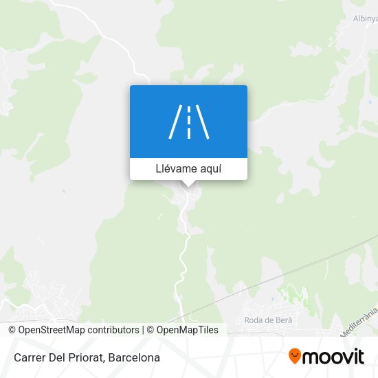 Mapa Carrer Del Priorat