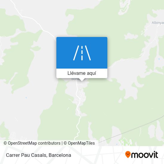 Mapa Carrer Pau Casals
