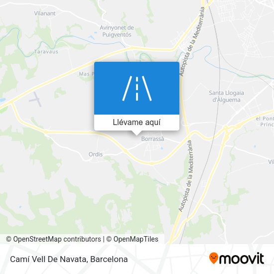 Mapa Camí Vell De Navata