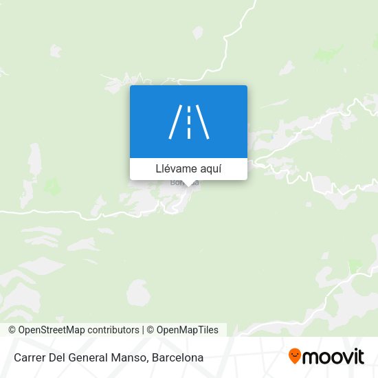 Mapa Carrer Del General Manso