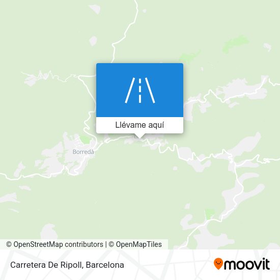Mapa Carretera De Ripoll