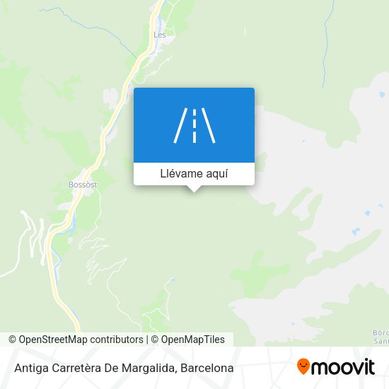Mapa Antiga Carretèra De Margalida