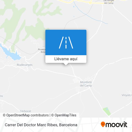 Mapa Carrer Del Doctor Marc Ribes