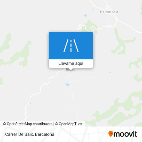 Mapa Carrer De Baix