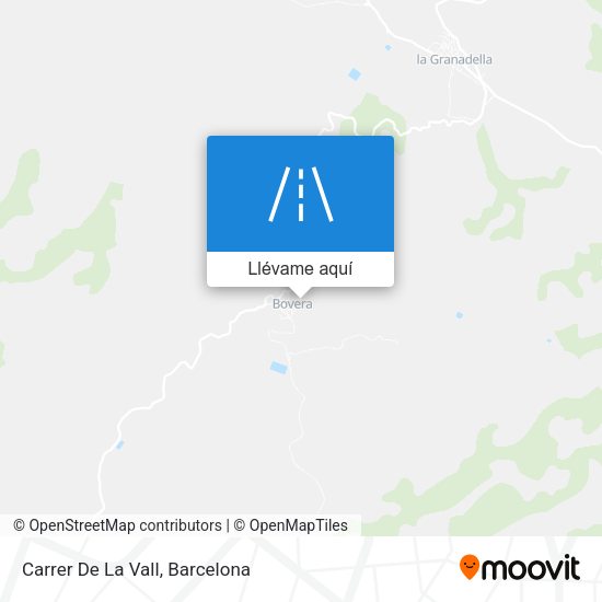 Mapa Carrer De La Vall