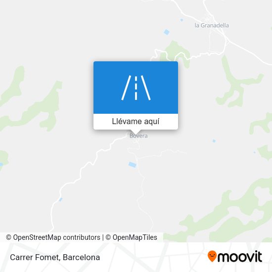 Mapa Carrer Fomet