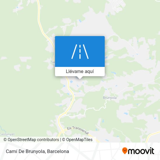 Mapa Camí De Brunyola