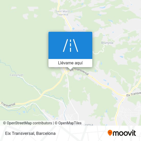 Mapa Eix Transversal