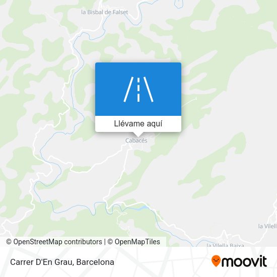 Mapa Carrer D'En Grau