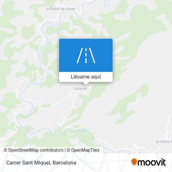 Mapa Carrer Sant Miquel