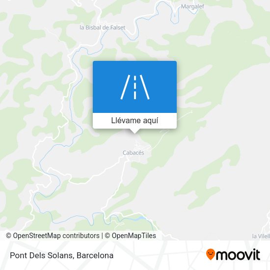 Mapa Pont Dels Solans