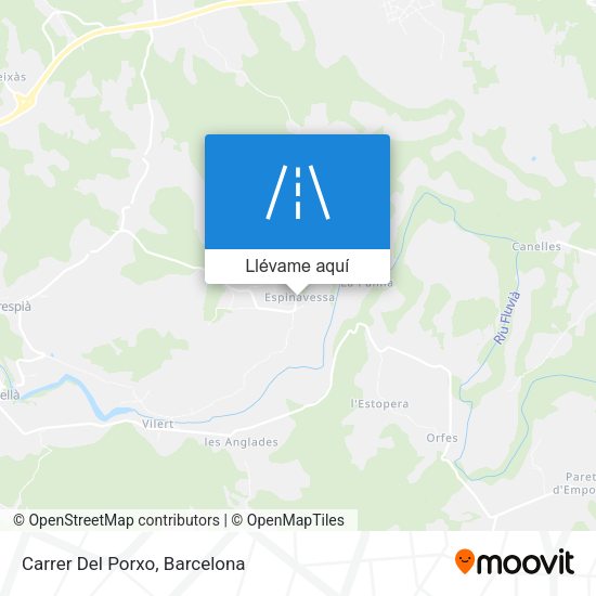 Mapa Carrer Del Porxo