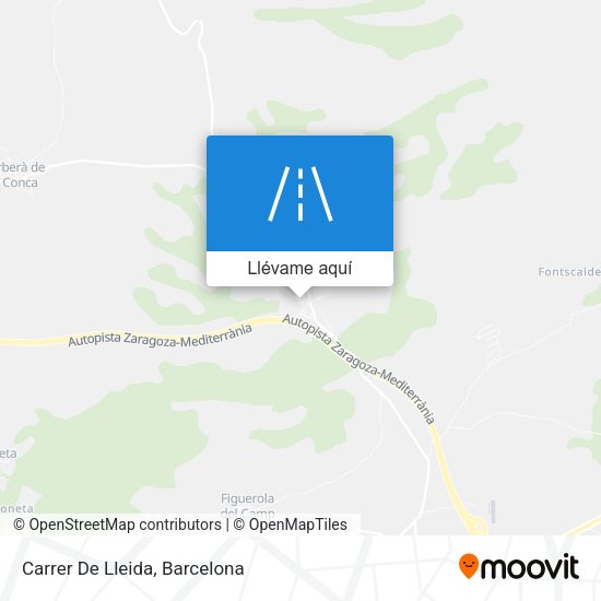 Mapa Carrer De Lleida