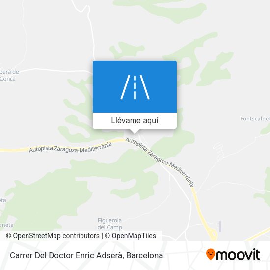 Mapa Carrer Del Doctor Enric Adserà