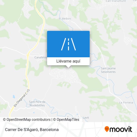 Mapa Carrer De S'Agaró