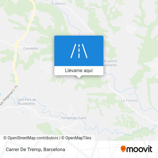 Mapa Carrer De Tremp