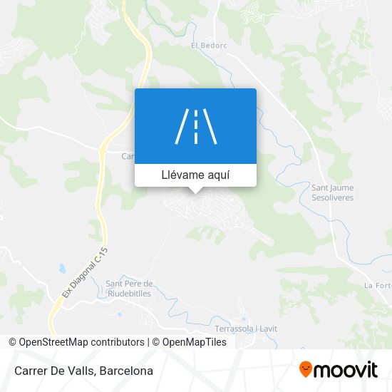 Mapa Carrer De Valls