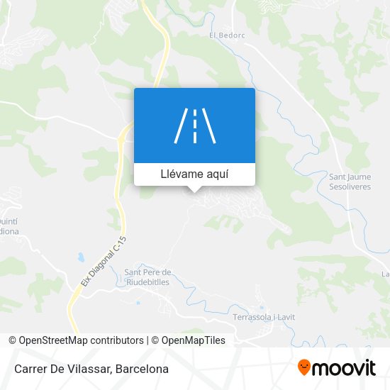Mapa Carrer De Vilassar