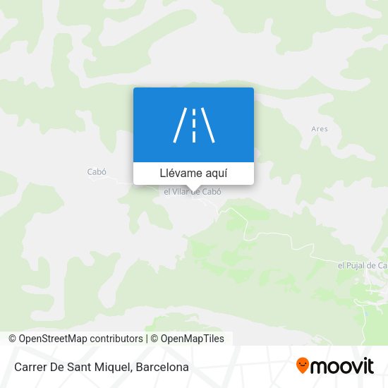 Mapa Carrer De Sant Miquel