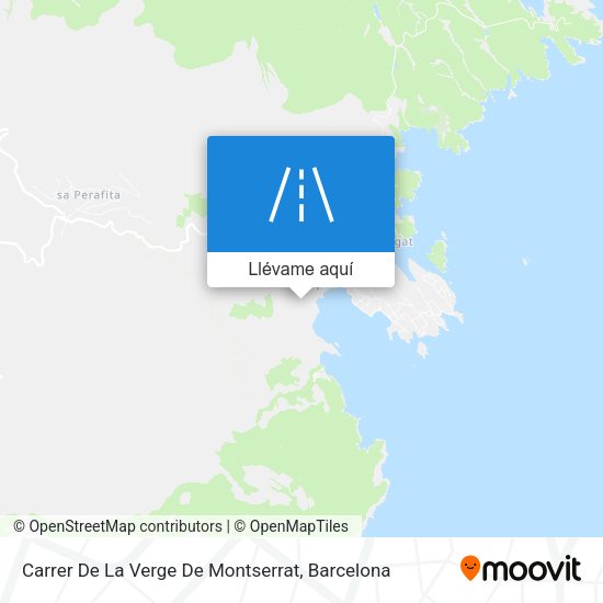 Mapa Carrer De La Verge De Montserrat