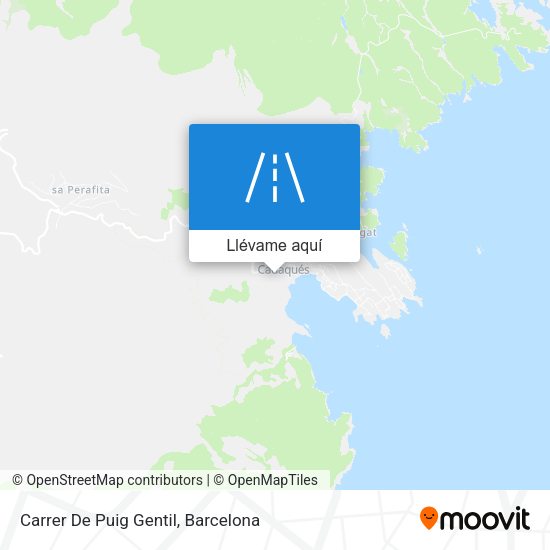 Mapa Carrer De Puig Gentil