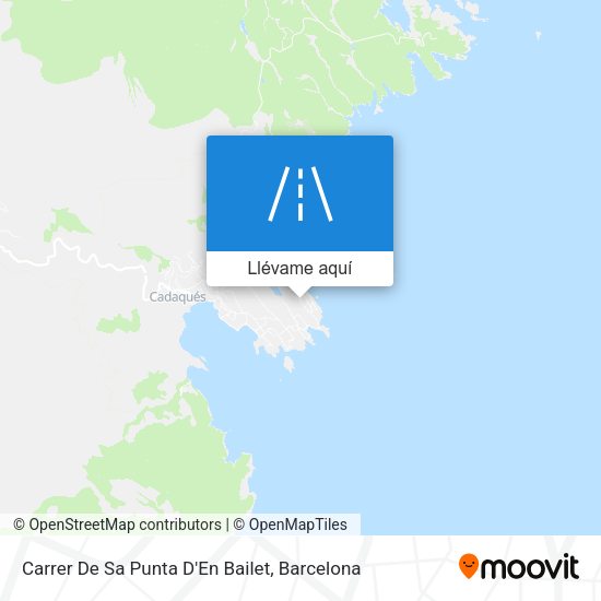 Mapa Carrer De Sa Punta D'En Bailet