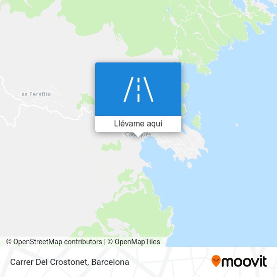 Mapa Carrer Del Crostonet