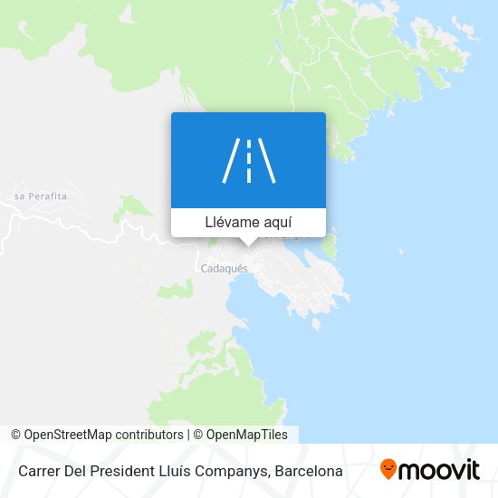 Mapa Carrer Del President Lluís Companys