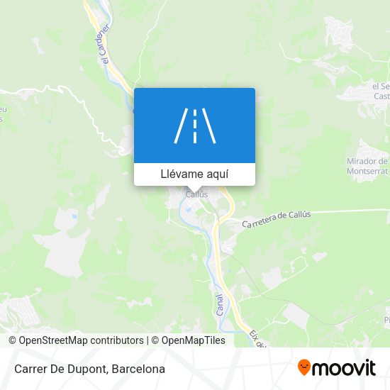 Mapa Carrer De Dupont