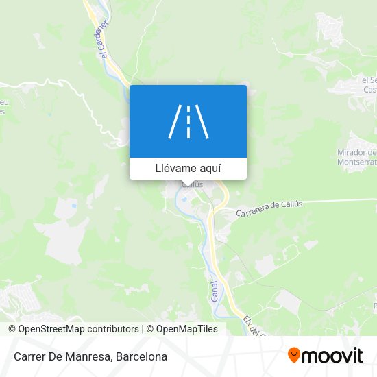 Mapa Carrer De Manresa