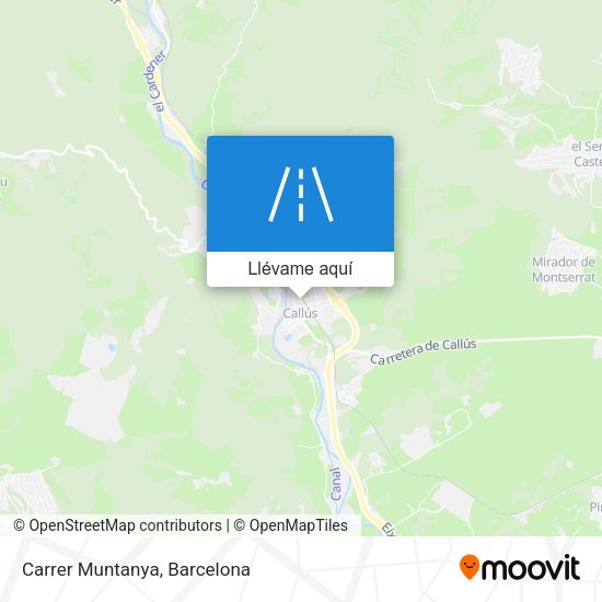 Mapa Carrer Muntanya