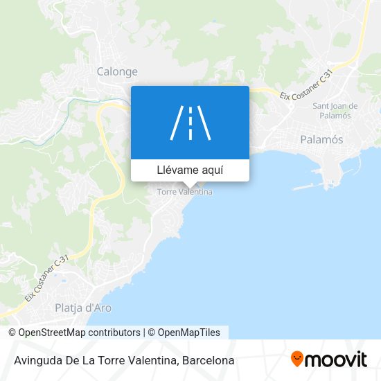 Mapa Avinguda De La Torre Valentina