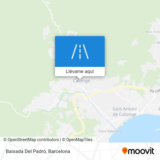 Mapa Baixada Del Padró
