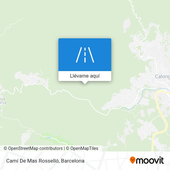 Mapa Camí De Mas Rosselló
