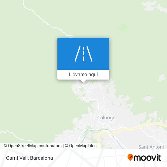 Mapa Camí Vell